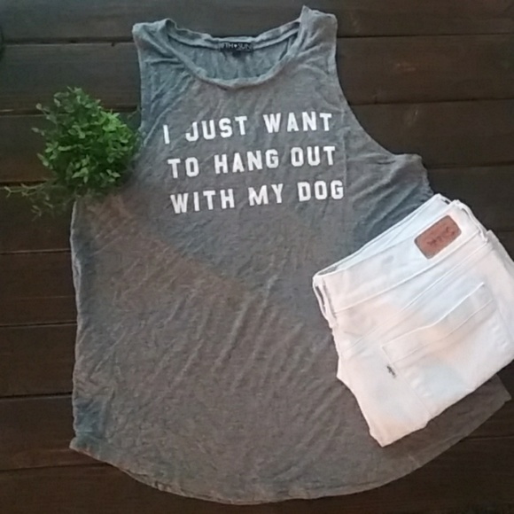 Fifth Sun Tops - Fifth Sun Graphic Tee Tank High Neck Size Large Fifth Sun Tops - Fifth Sun Graphic Tee Tank High Neck Size Large